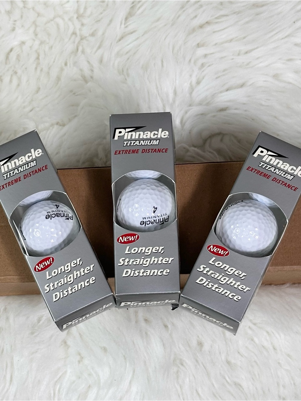 White Golf Balls - Longer, Straighter Distance (3 Pack)